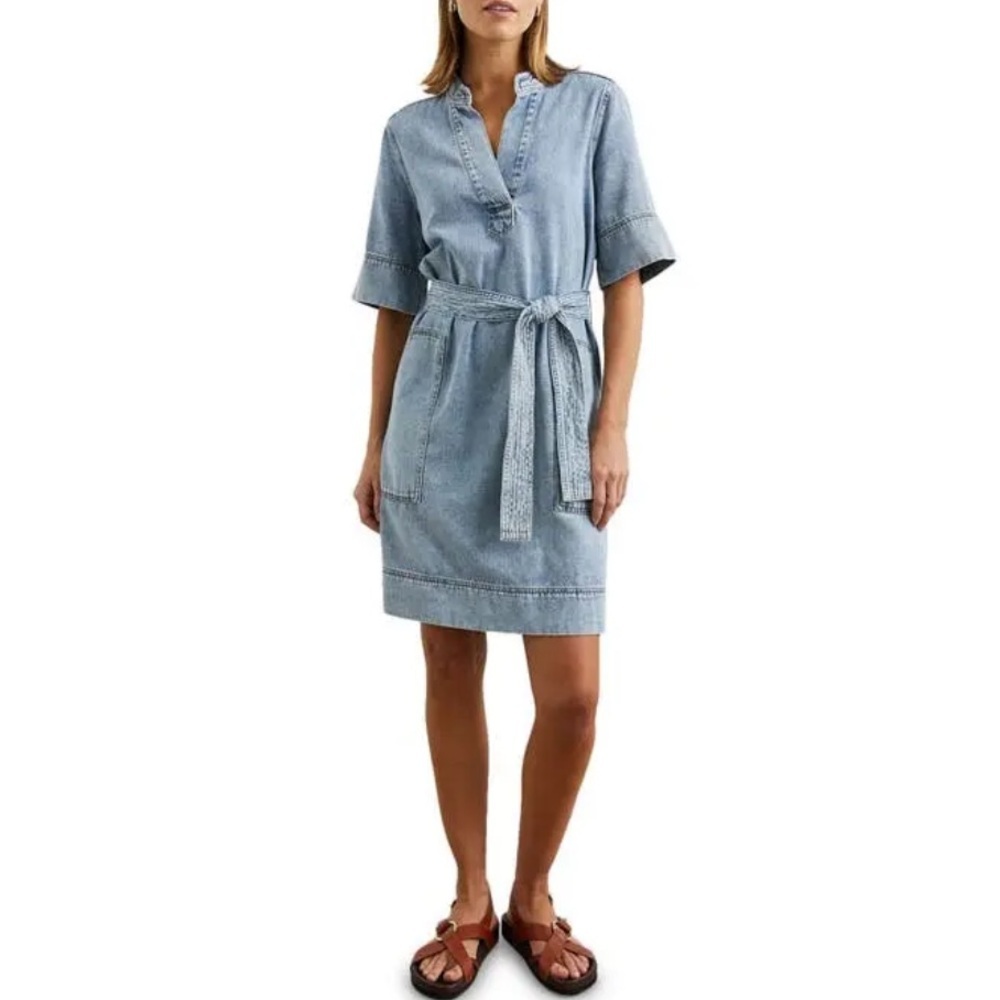 RAILS CHANCEY FADED INDIGO Denim Mini Dress - XS